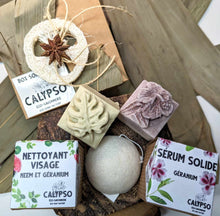 Charger l'image dans la galerie, soins visage bio écologique nettoyant sérum éponge konjac