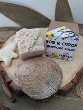 Charger l'image dans la galerie, SHAMPOOING SOLIDE - BOIS ET CITRON Shampoo bar