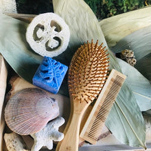 Charger l'image dans la galerie, ENSEMBLE - SHAMPOING SOLIDE - BROSSE À CHEVEUX ET PEIGNE ÉCOLOGIQUE