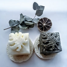 Charger l'image dans la galerie, shampoing solide shampoo bar revitalisant solide conditionner bar coffret box jasmin exotica luffa calypso