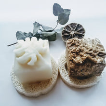 Charger l'image dans la galerie, shampoing solide shampoo bar revitalisant solide conditionner bar coffret box jasmin exotica luffa calypso