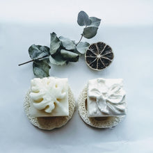 Charger l'image dans la galerie, BOX Zéro Déchet - DUO CHEVEUX BRILLANT - SHAMPOING & REVITALISANT SOLIDES - radiant hair - Calypso Éco-savonnerie