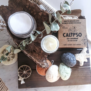 COFFRET démaquillage naturel - natural makeup remover box - Calypso Éco-savonnerie
