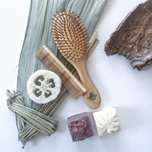 Charger l'image dans la galerie, Ensemble BEAUTÉ CHEVEUX Calypso - kit de départ zéro déchet - zero waste hair beauty box - Calypso Éco-savonnerie