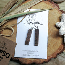 Charger l'image dans la galerie, DUO BOUCLES D'OREILLE ÉCOLOGIQUES et PORTE-BIJOUX upcyclé en coquille d'huître