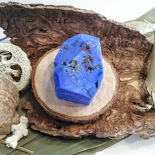 Charger l'image dans la galerie, GEL DOUCHE exfoliant - thé vert et fleurs de bleuet - Green tea and blueberry flower shower gel bar - Calypso Éco-savonnerie