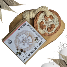 Charger l&#39;image dans la galerie, SAVON - BARRE DE DOUCHE LUFFA - Argile rose - Luffa Soap Bar - Pink clay
