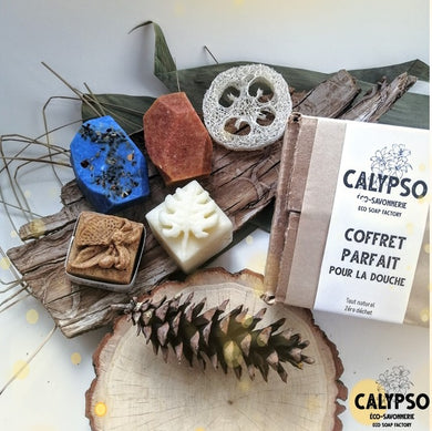 COFFRET CADEAUX BOX - PARFAIT POUR LA DOUCHE - Calypso Éco-savonnerie