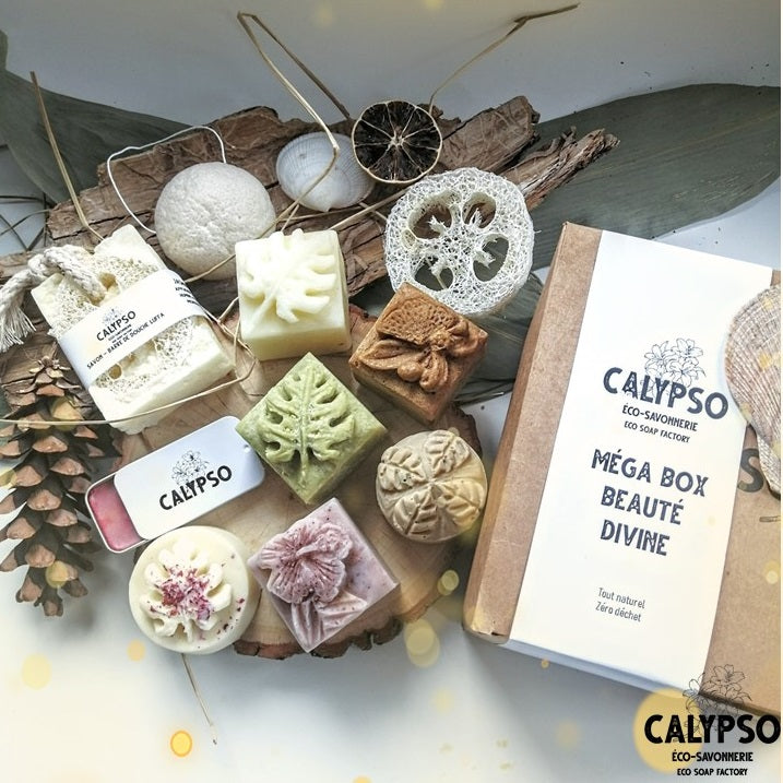 COFFRET CADEAU BOX - BEAUTÉ DIVINE ÉCOLO - beauty box - Calypso Éco-savonnerie
