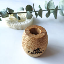 Charger l&#39;image dans la galerie, SUPPORT EN BAMBOU pour brosse à dent - Ecofriendly Bamboo toothbrush holder - Calypso Éco-savonnerie

