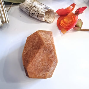 GEL DOUCHE exfoliant cire et écorce d'orange - orange wax and peel shower gel bar - Calypso Éco-savonnerie